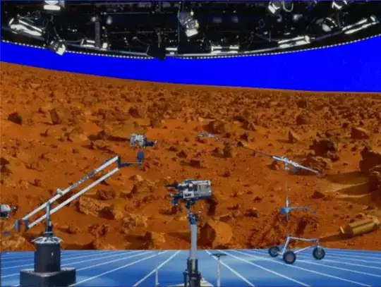 fake mars landing site