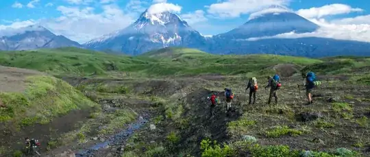 hiking kamchatka