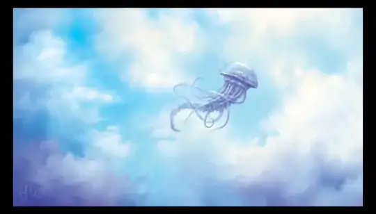 Image of a floating jellyfish