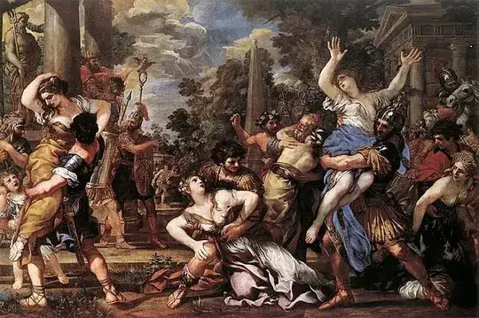The abduction of the Sabine wome, by Pietro da Cortona