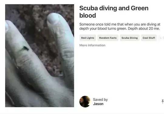 green blood at depth