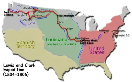 lewis and clark map