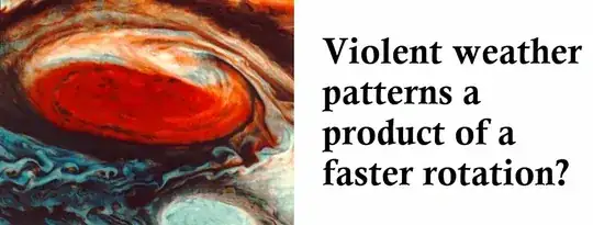 Violent weather patterns a product of a faster rotation?