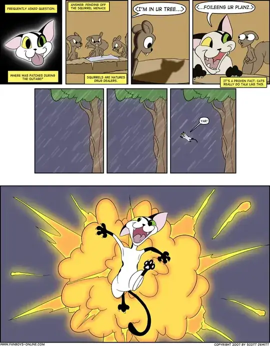 A completely unrelated comic.