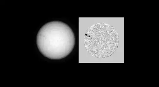 sunspots as seen from Mars