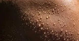 sweating skin