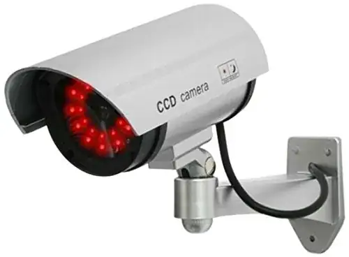 Security camera with near-IR illuminator
