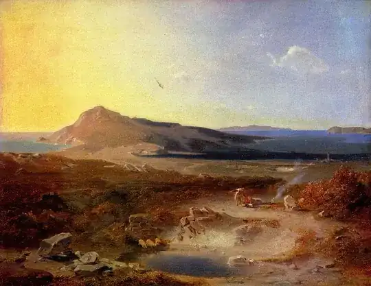 painting of Delos
