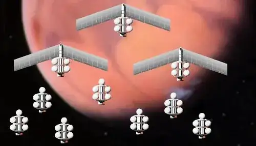 Martian expedition fleet