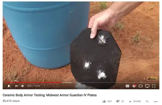 ceramic body armor plate