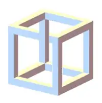 Impossible cube image from wikipedia