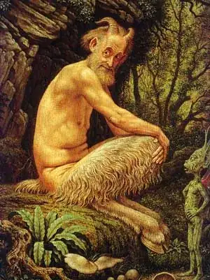 A faun. Artist unknown.