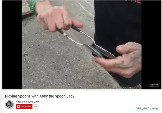 playing spoons