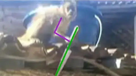 Too long blade for a monkey