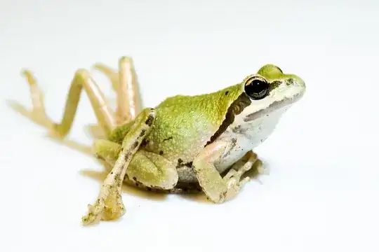 frog with multiple hind legs, photo taken by Dave Herasimtschuk