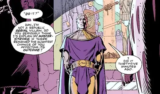 Adrian Veidt invoking this!