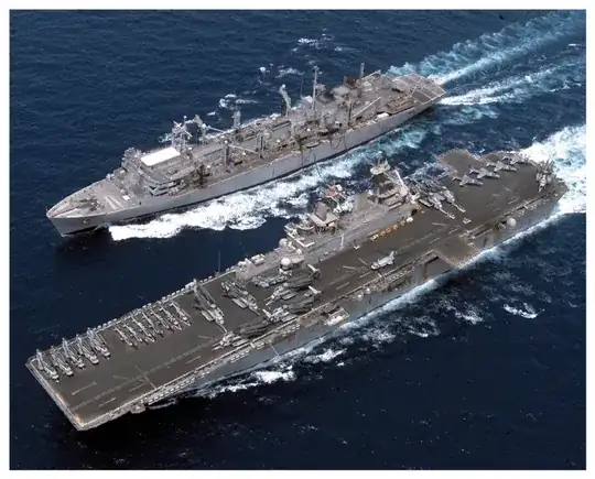 UNREP resupply at-sea