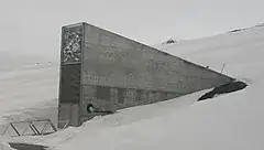 Entrance to Svalbard Global Seed Vault