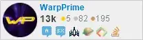 profile for WarpPrime on Stack Exchange, a network of free, community-driven Q&A sites