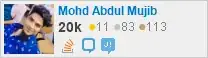 profile for Mohd Abdul Mujib on Stack Exchange, a network of free, community-driven Q&A sites