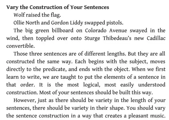 music in the reader's head