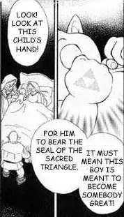 Legend of Zelda: Triangle birthmark